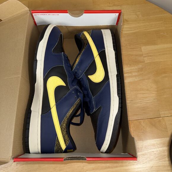 Size 14 - Nike Dunk Low Vintage Michigan - OG Box main image 5